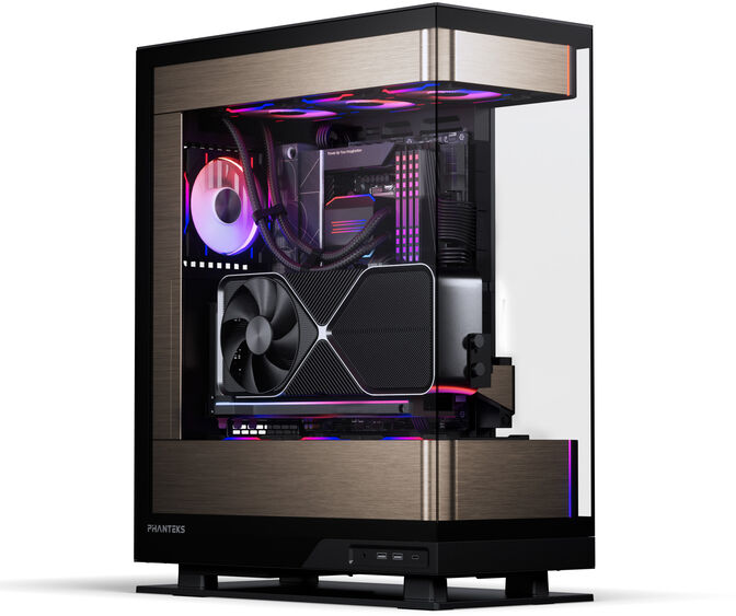 Caja ATX Phanteks Evolv Series X2 Vidro Temperado DRGB Negro/Dorado image number 10