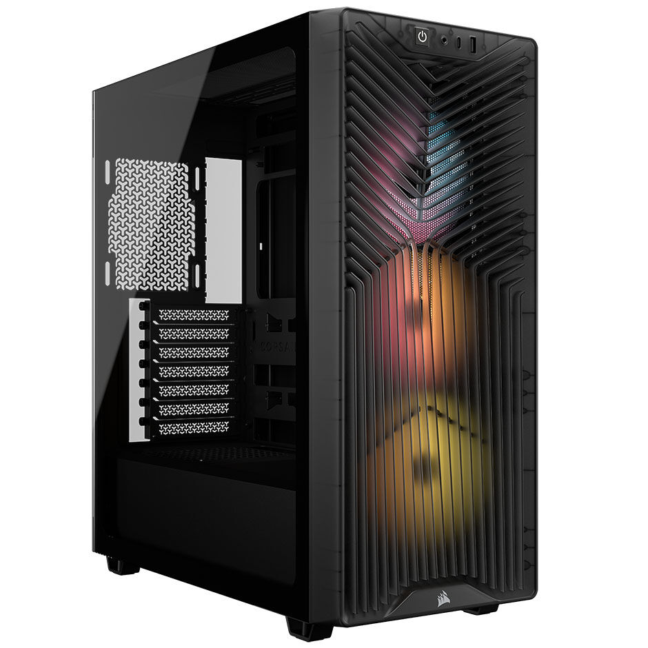 Torre ATX Corsair 3200D RS ARGB Perfomance Smoke Cristal Templado