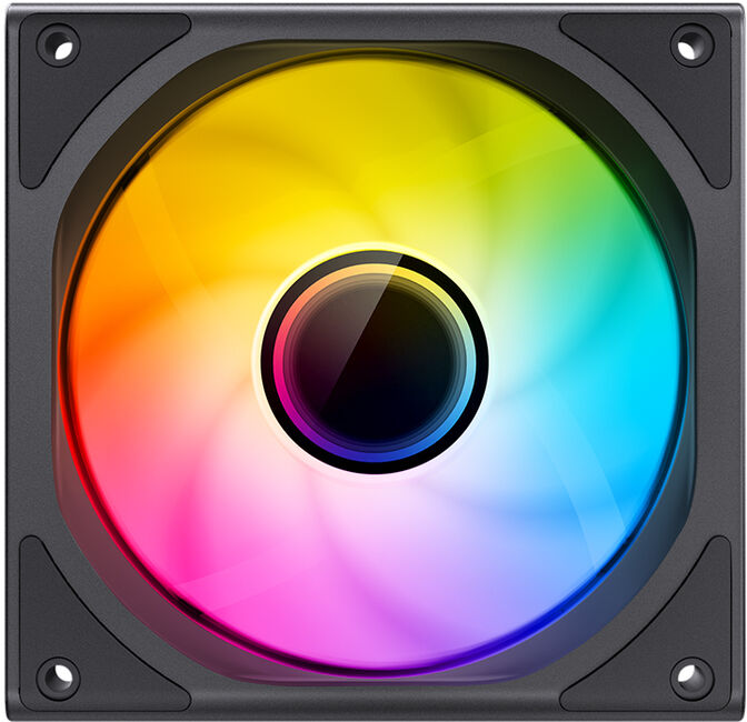 Ventilador Jonsbo ZK-120B ARGB PWM Preto - 120mm (3PACK) image number 3
