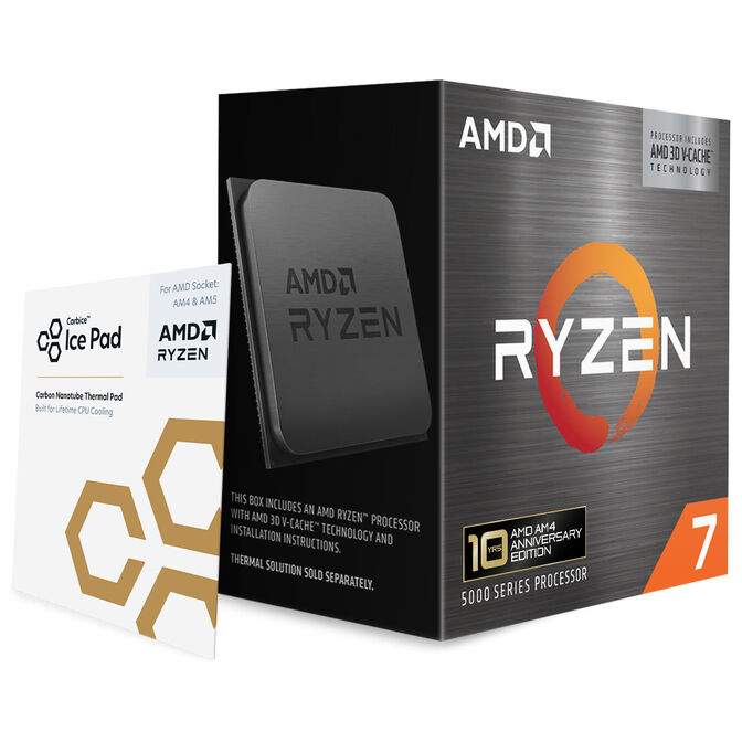 Procesador AMD Ryzen 7 5800X3D 8-Core (3.4GHz-4.5GHz) 100MB AM4 10th Anniversary Edition image number 3