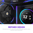 Ventilador NZXT F140x Perfomance RGB 140mm - Single Pack Negras image number null