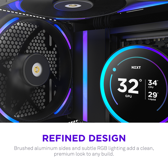 Ventilador NZXT F140x Perfomance RGB 140mm - Single Pack Negras image number 11