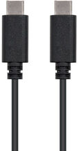 Cable USB 2.0 3A Nanocable USB-C M/M 2 M Negro image number null