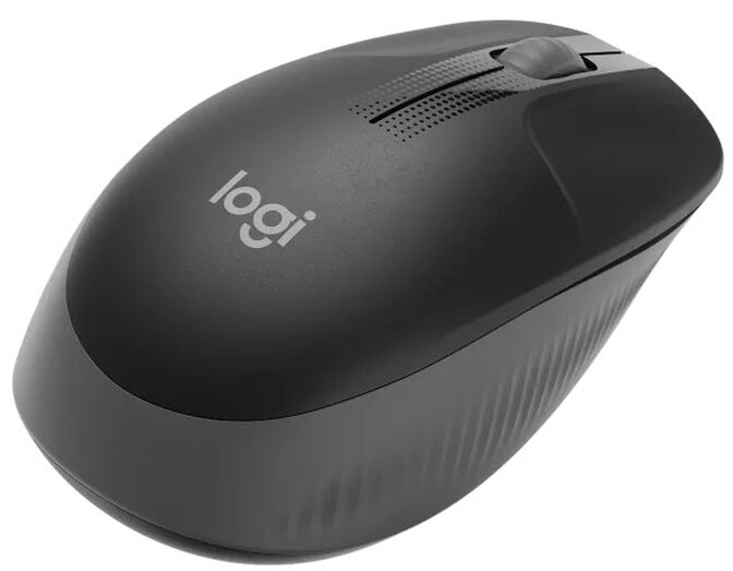 Rat&oacute;n &Oacute;ptico Logitech M190 Full-Size Wireless 1000DPI Negro/Gris image number 0