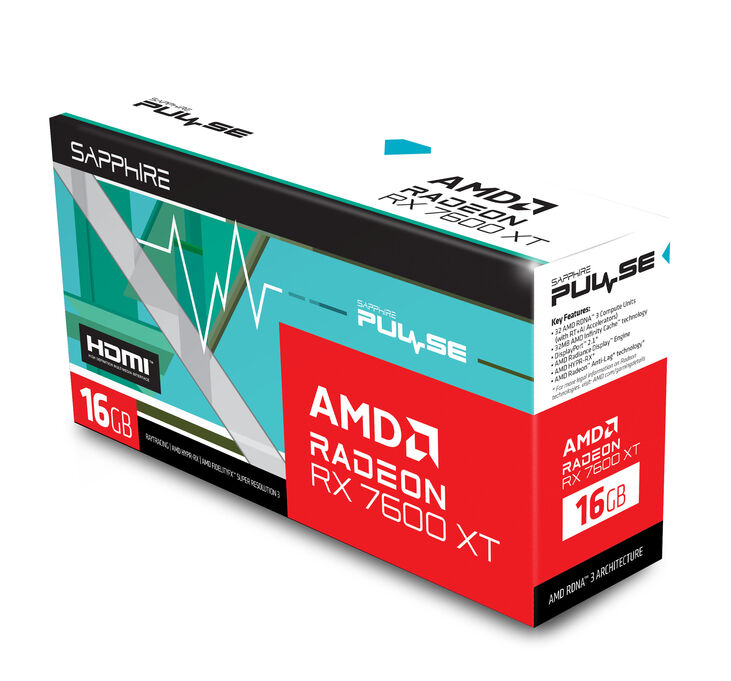 Tarjeta Gráfica Sapphire Radeon RX 7600 XT Pulse Gaming OC 16GB GDDR6 image number 5