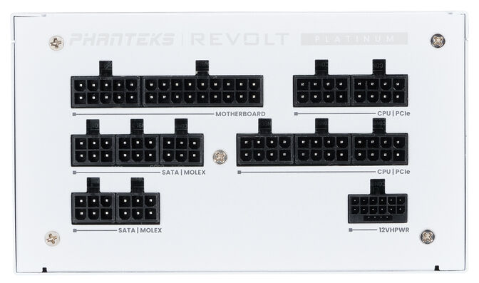 Fuente Modular Phanteks Revolt ATX 3.0 PCIe 5.0 1000W Platinum Branca (Sin Cables Inclu&iacute;dos) image number 2