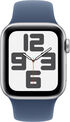 Smartwatch Apple Watch SE (2024) GPS 40mm Aluminio Plata c/ Correa Deportiva Azul Denim - S/M image number null
