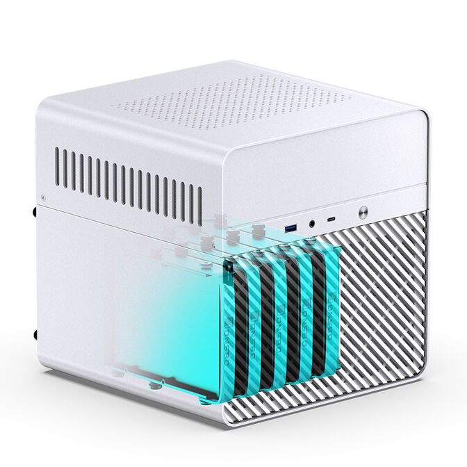 Caja Mini-ITX Jonsbo N2 Blanco image number 1