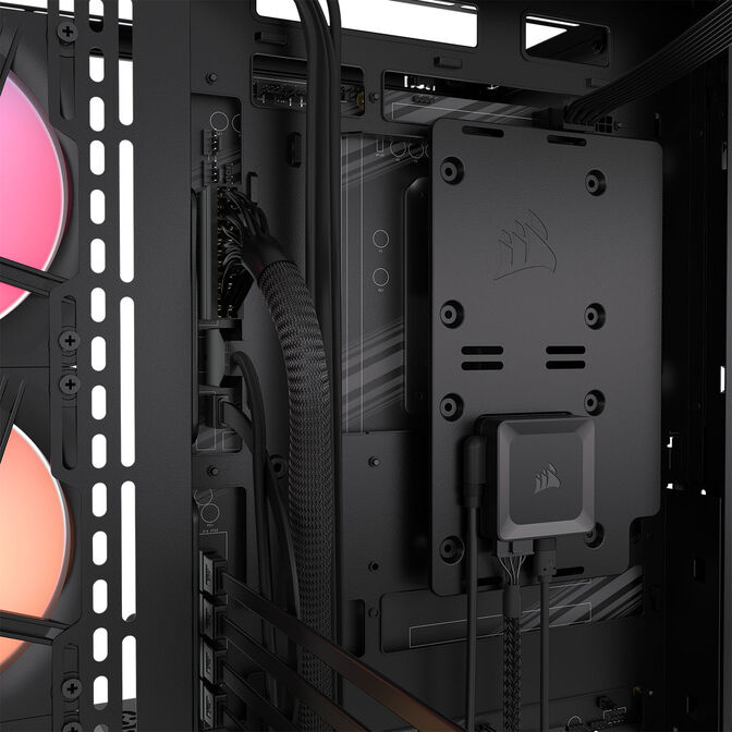 Torre E-ATX Corsair 3500X LXR Link RGB Negro Cristal Templado image number 13