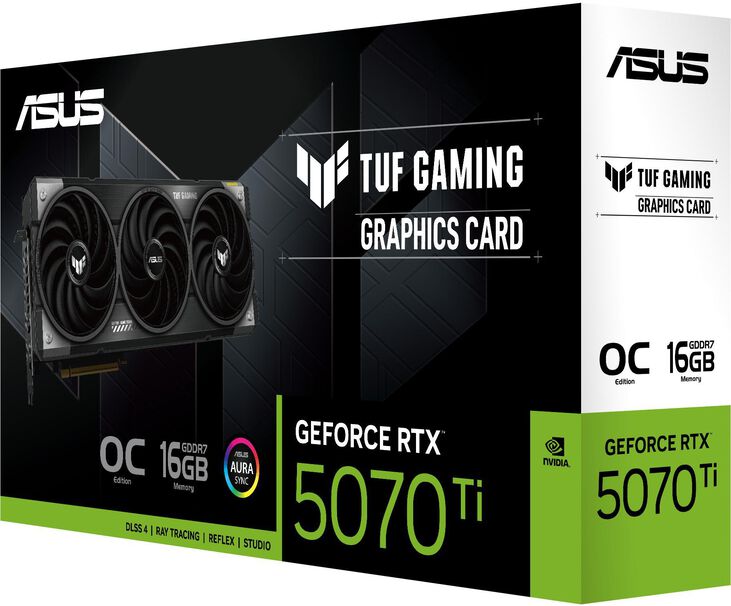 Tarjeta Gráfica Asus GeForce® RTX 5070 Ti TUF Gaming OC 16GB GDDR7 DLSS4 image number 10