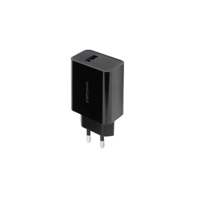 Cargador USB, 5V/1A, Negro image number 0