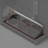 Soporte de Ventiladores Curvo Inferior - HAVN HS 420 Negro image number null