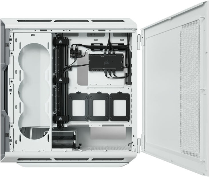 Torre ATX Corsair 5000T iCUE RGB Blanco Cristal Templado image number 5