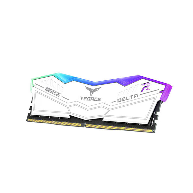 Team Group Kit 64GB (2 x 32GB) DDR5 6000MHz Delta RGB Blanco CL38 image number 1