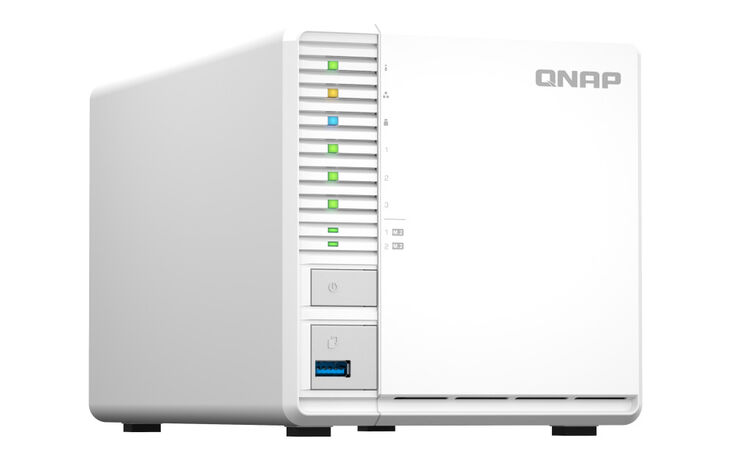NAS QNAP TS-364-8G - 3 Baías - 2.9GHz 4-core - 8GB RAM image number 1