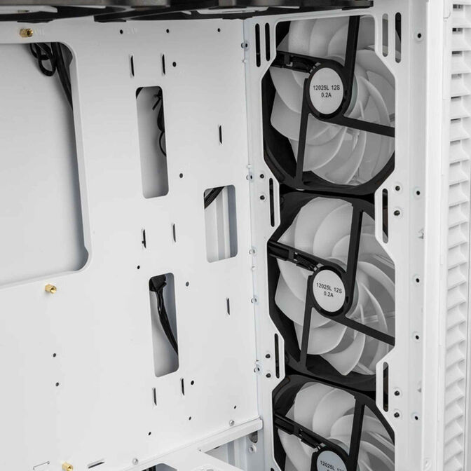 Caja ATX Kolink Observatory HF Glass ARGB Blanco image number 8