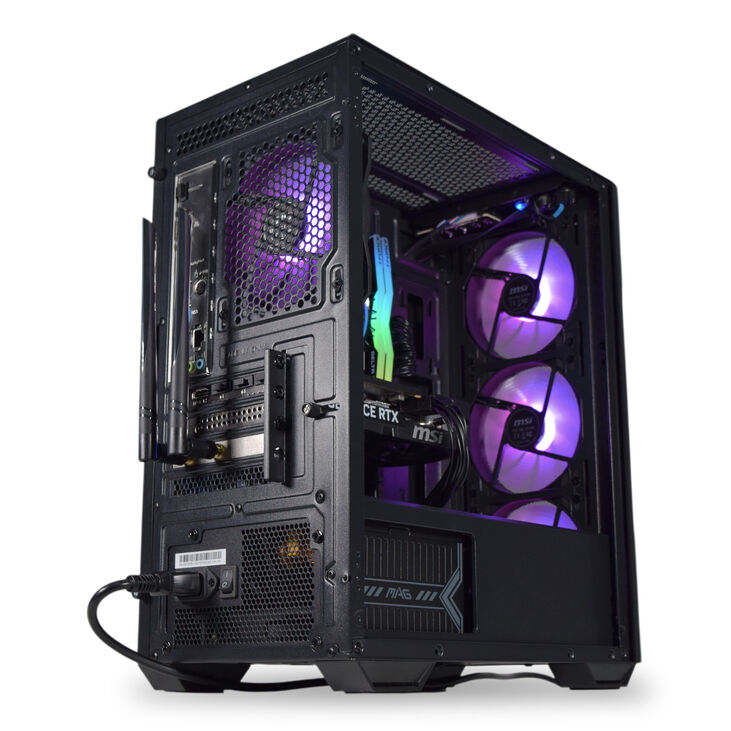Ordenador AURA Gamer-PC Powered by MSI Intel i5 12400F 32GB DDR4 1TB RTX 5050 WiFi W11 image number 3