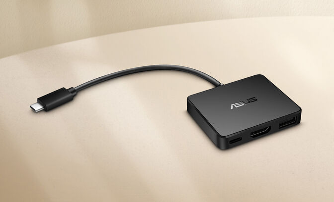 Hub Asus DC100 Mini 1x USB-C Para HDMI, USB-A, USB-C Docking Station image number 7