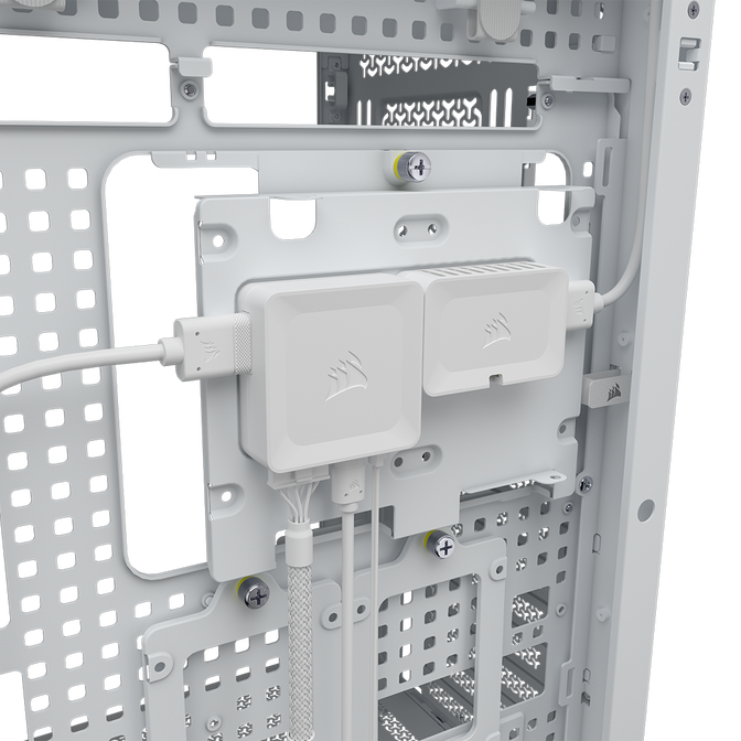 Torre E-ATX Corsair Frame 5000D RS ARGB Airflow Blanco Cristal Templado image number 12