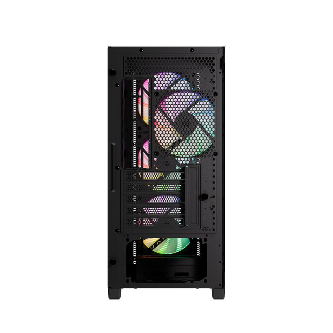 Caja Micro-ATX Aerocool B310A Flow ARGB Vidro Temperado Preto image number 4