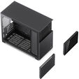 Caja Micro-ATX Jonsbo D31 MESH con Visor Vidrio Templado Negro image number null