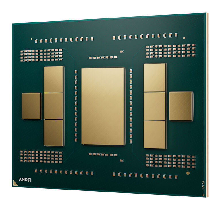 Procesador AMD Threadripper 9960X 24-Core (4.2GHz-5.4GHz) 152MB sTR5 TRX50 image number 8
