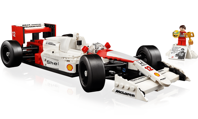 LEGO Icons: McLaren MP4/4 y Ayrton Senna, 693 Piezas (10330) image number 5