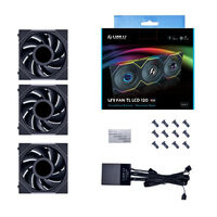 Ventilador Lian Li UNI FAN TL120 LCD RGB PWM Negro 120mm (Pack 3)