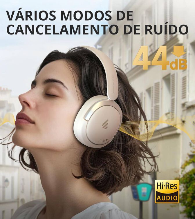 Auriculares Edifier Atom Max ANC Bluetooth Marfil image number 1