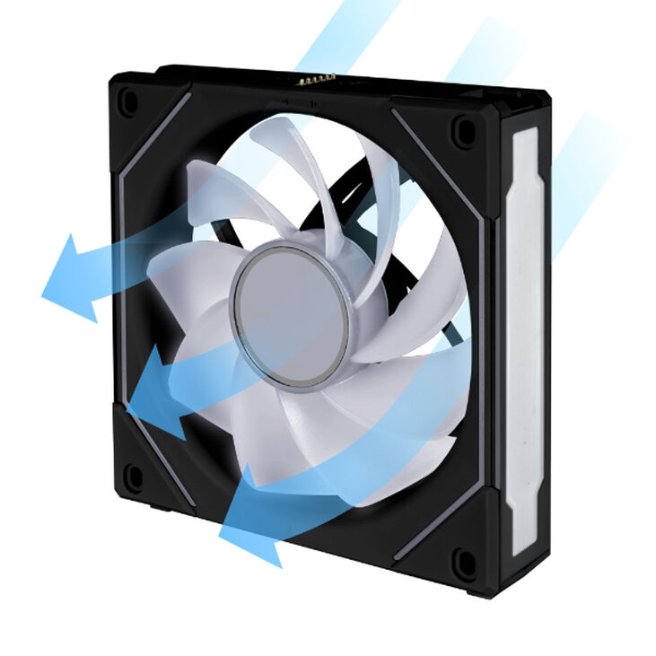 Ventilador Lian Li UNI SL-INF 120 ARGB Reverse Blade PWM Negro 120mm image number 5