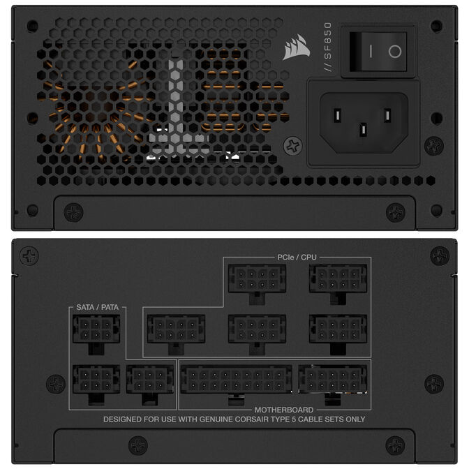 Fuente Alimentaci&oacute;n Modular SFX Corsair SF850 850W 80+ Platinum (2024) image number 3