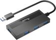 Hub Equip USB 3.0 de 4 puertas con adaptador USB-C image number null