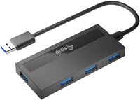Hub Equip USB 3.0 de 4 puertas con adaptador USB-C