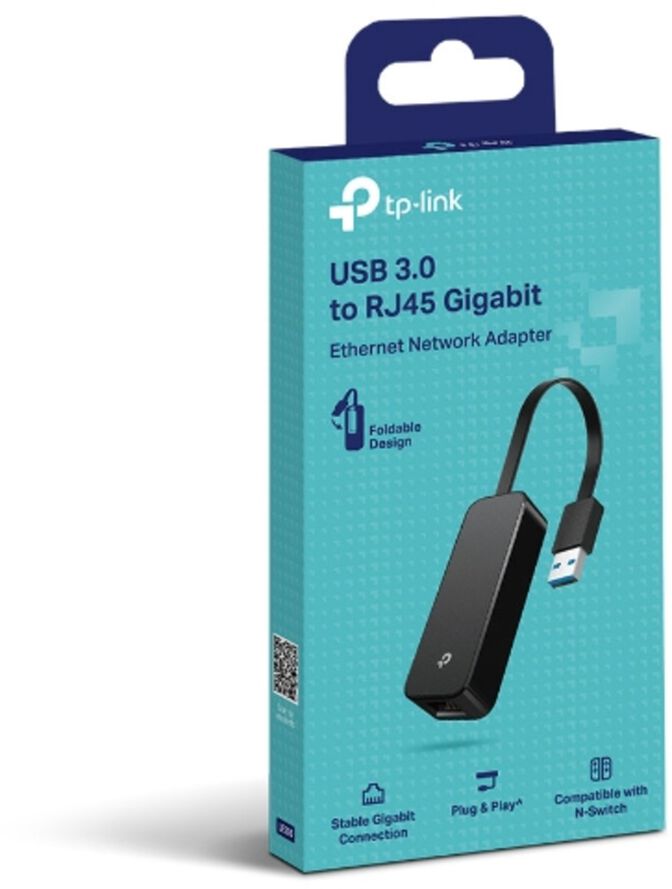 Adaptador USB TP-Link UE306 USB 3.0 para Ethernet Gigabit Negro image number 4