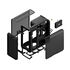Caja ATX Hyte X50 Air Pitch Black image number null