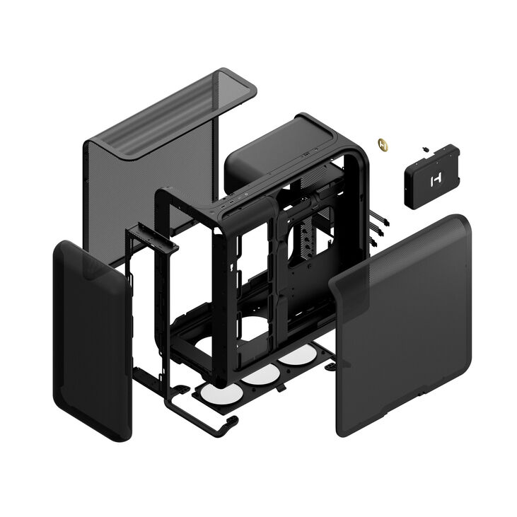 Caja ATX Hyte X50 Air Pitch Black image number 9