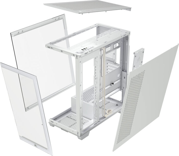 Torre ATX Corsair 3500X Blanco Cristal Templado image number 5