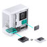 Caja Micro-ATX Jonsbo D200 Vidrio Templado Blanco image number null