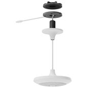 Soporte Logitech Rally Mic Pod Pendant Mount Blanco