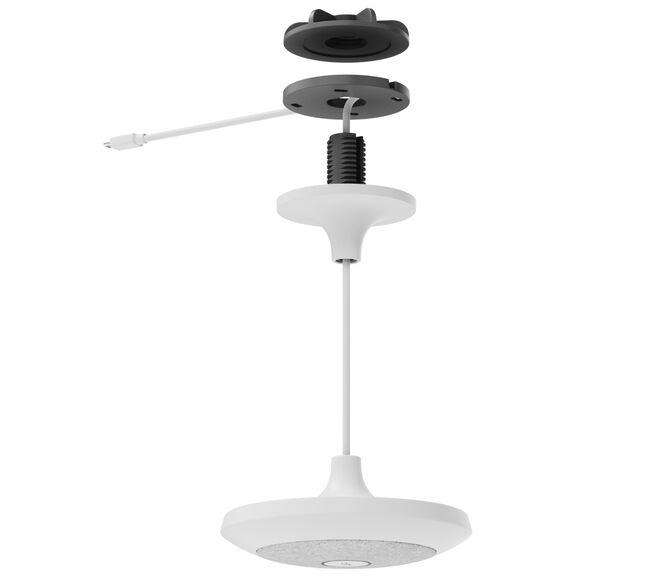 Soporte Logitech Rally Mic Pod Pendant Mount Blanco image number 0