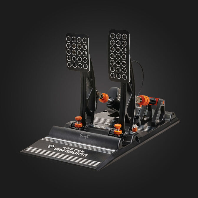 Pedales Asetek SimSports Forte INVICTA - 2 pedales (acelerador + freno) image number 1