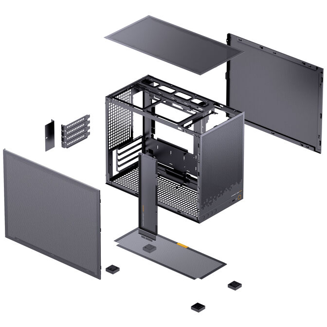 Caja Micro-ATX Jonsbo D32 STD MESH Vidrio Temperado Negro image number 10