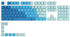 Juego de 114 Teclas Glorious PBT Caribbean Ocean (US ANSI) image number null