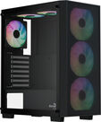 Caja ATX Aerocool B509A Flow ARGB Vidrio Templado Negro image number null