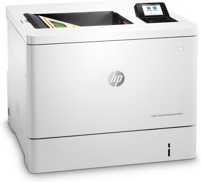 Impresora L&aacute;ser HP Color LaserJet Enterprise M554dn Color image number 2