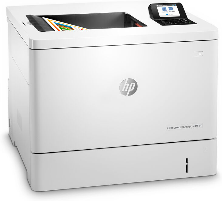 Impresora Láser HP Color LaserJet Enterprise M554dn Color image number 2