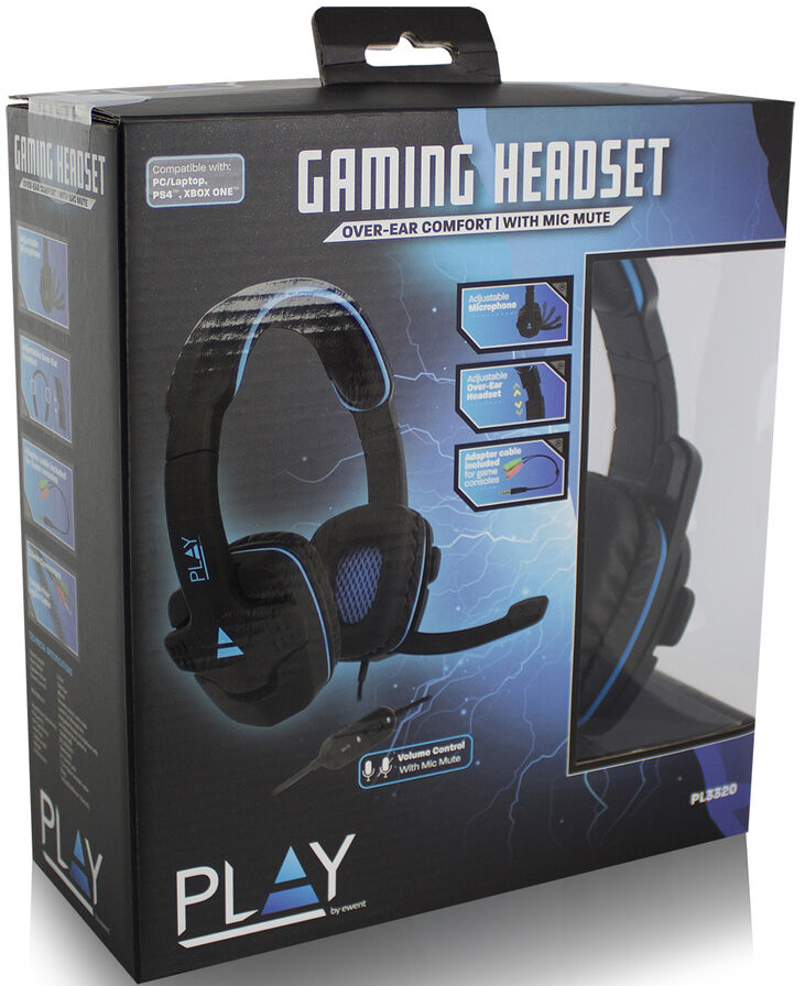 Auriculares Gaming Ewent PL3320 PC/Xbox One/PS4/PS5 Negro image number 3
