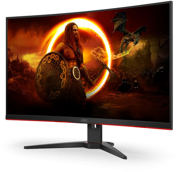 Monitor Curvo AOC Gaming 31.5" C32G2ZE/BK VA FHD 240Hz 1ms FreeSync Premium image number 1