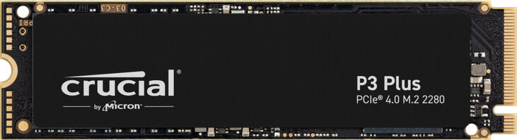 SSD Crucial P3 Plus 2TB Gen4 M.2 NVMe 2280 (5000/4200MB/s) image number 0