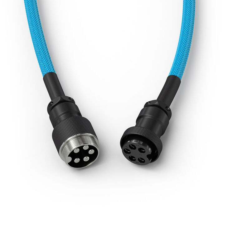 Cable Coiled Glorious USB-C para USB-A , 1,37m - Electric Blue image number 3